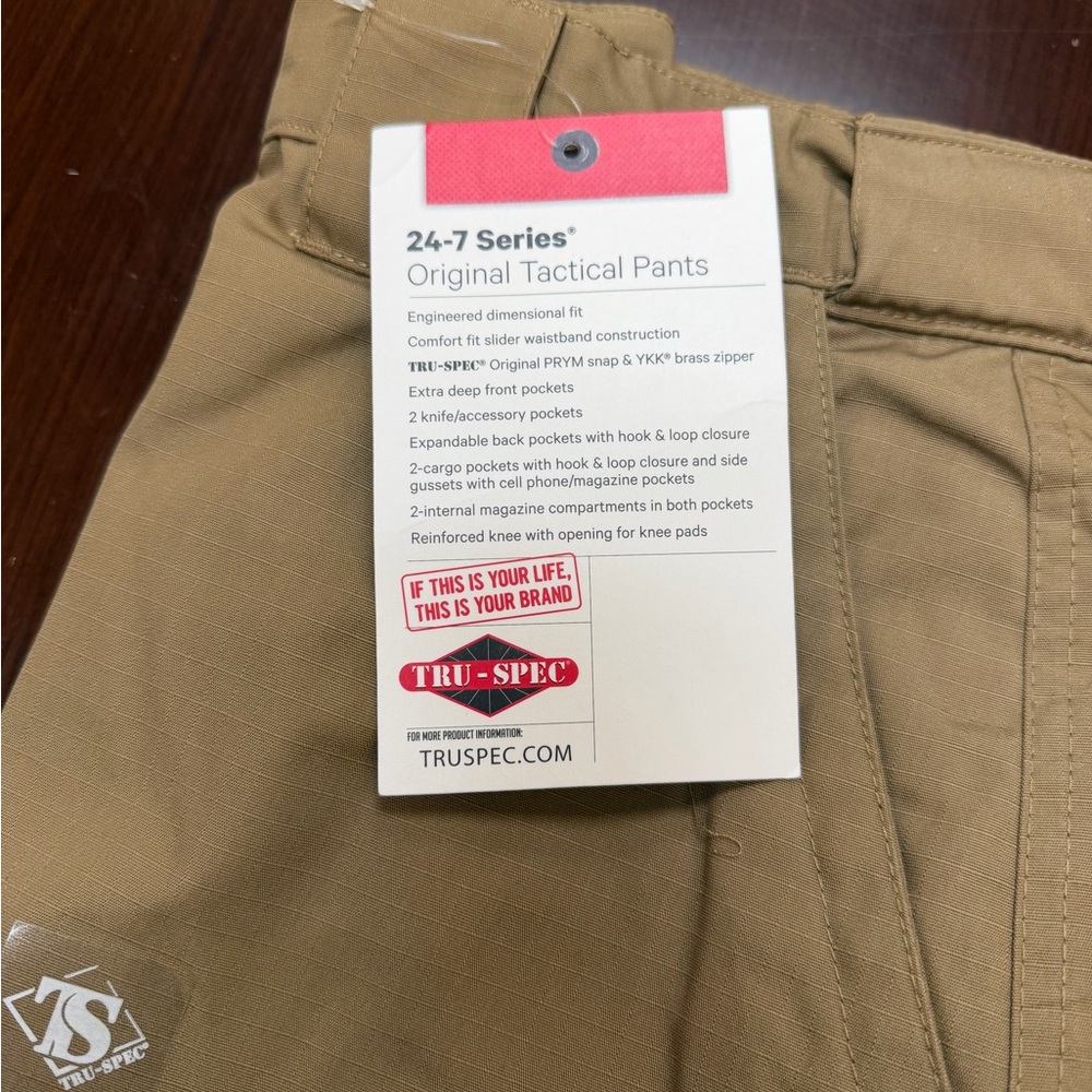 5.11 Tactical Men's Cargo Pants - Tan - Picture 4 of 11
